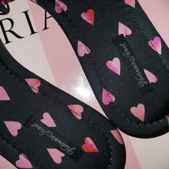 Victoria secret Satin Embellished sandal size Large NWT - Picture 6 of 8